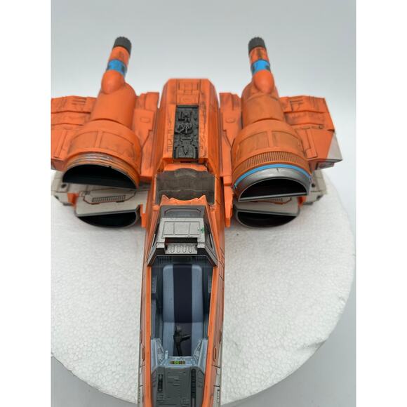 VINTAGE Hasbro Star Wars Poe Dameron's X-Wing Fighter Collectible Rise Skywalker - Picture 5 of 11